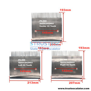 P9.068 S655C942H01 S655C942H02 S655C942H03 Escalator Comb Use for Hyundai