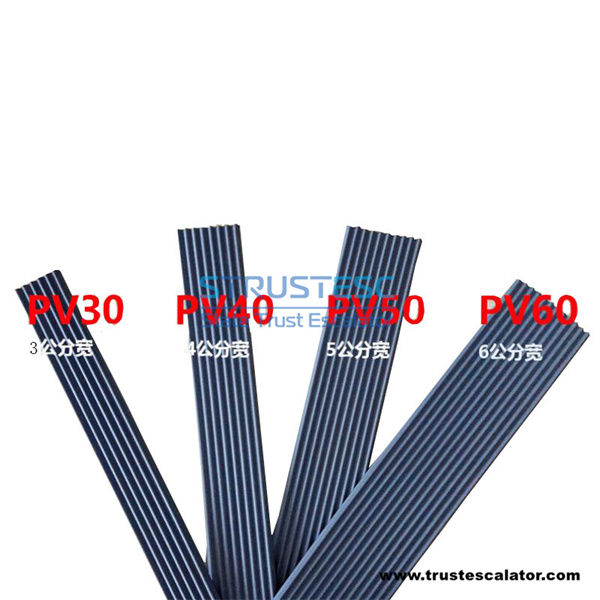 PV30-1.73S-PU-42 5910139 W30mm 12 Cores 42KN Elevator Traction Belt Use for 3300 3600 5500 