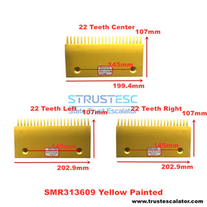 SMR313609 SMR313283 57431856 57431858 Escalator Comb 22T Use for 9300 Yellow Painted 